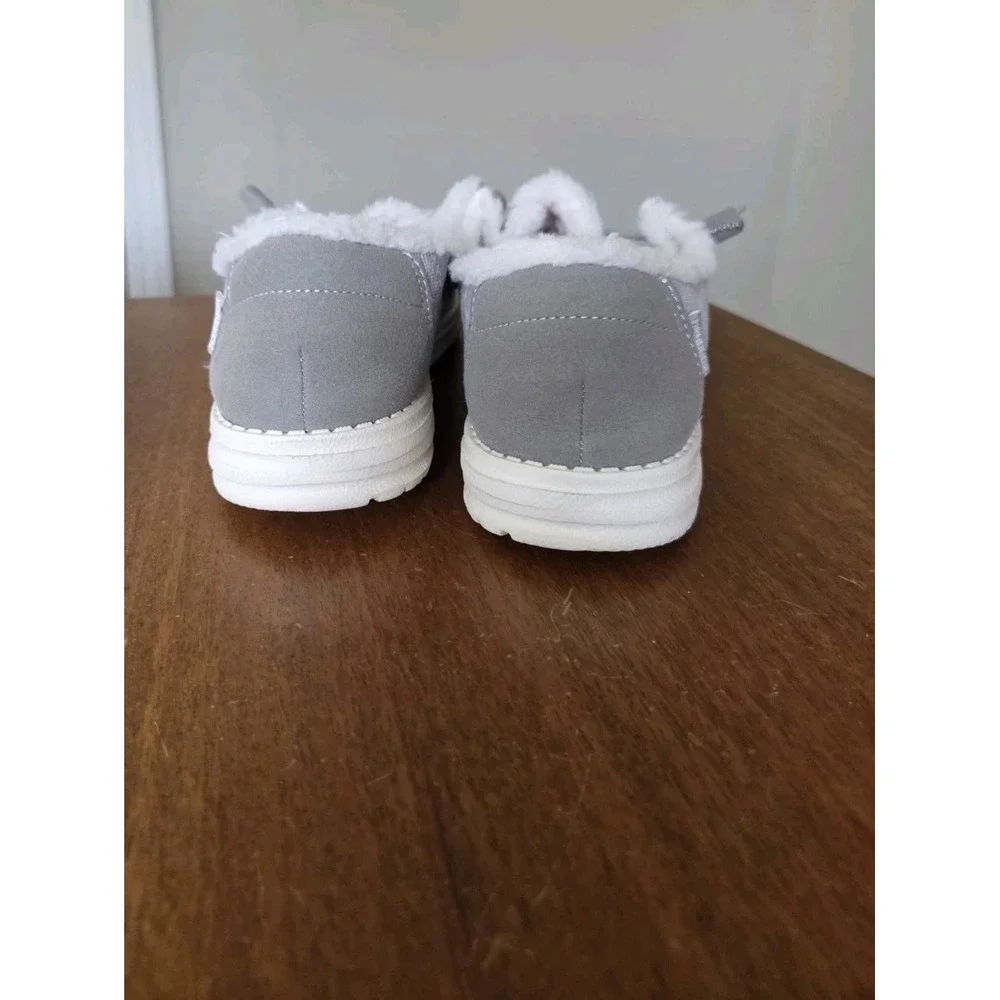 Hey Dude Wendy Corduroy Shoes Women's 9 Casual Comfort Gray